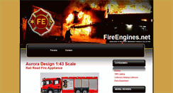 Desktop Screenshot of fireengines.net